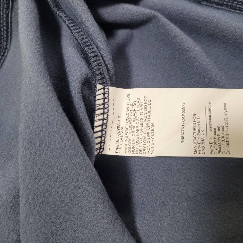 Ben Hogan Golf Pullover Mens 3XL Blue 1/4 Zip Long Sleeve Performance Stretch - Picture 6 of 8